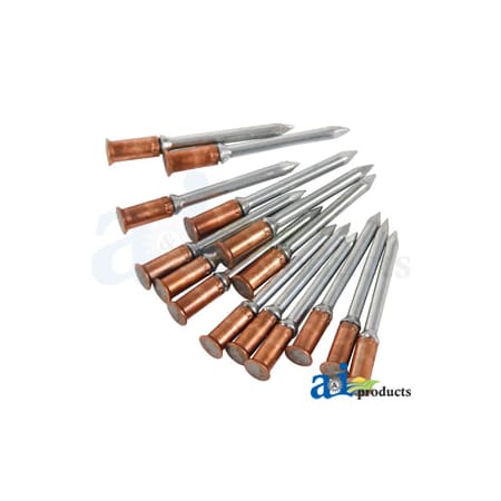 A & I Products Alligator Replacement Rivets 2.5" x2.5" x0.2" A-15011